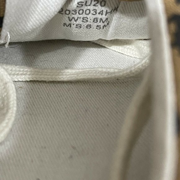 MADEWELL Women’s Size 8 Sidewalk Low-Top Sneakers Leopard Print Recycled Canvas - Picture 8 of 8